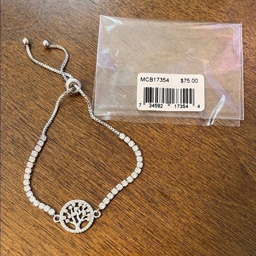 Tree of Life Silver Plate Bracelet